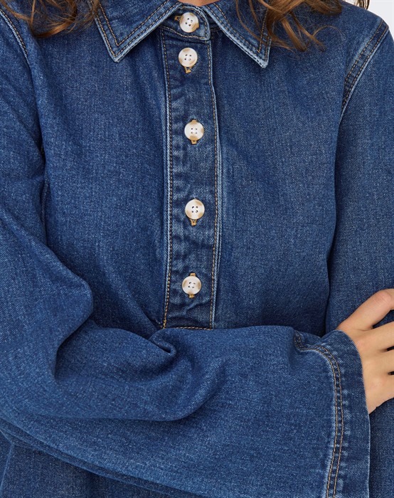 Freya Bell Denim Kjole